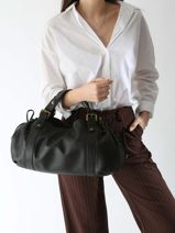 Schoudertas Icone Leder Gerard darel Zwart icone DBS01410-vue-porte